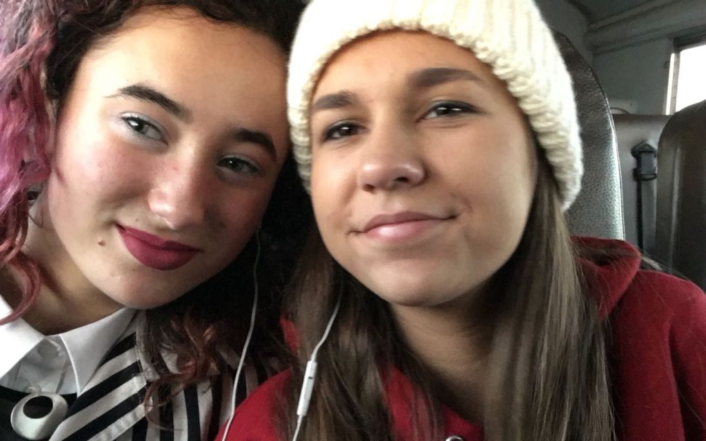 US Student with her Spanish Exchange Partner