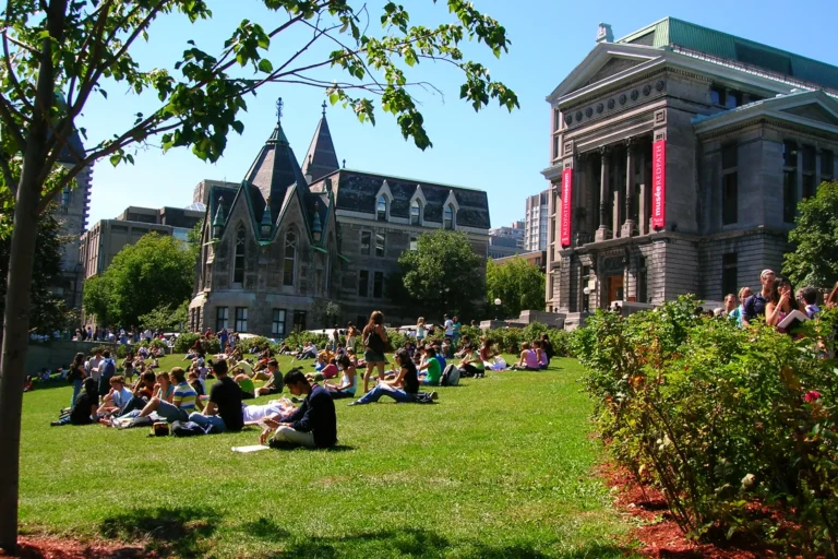 McGill University campus in Montréal