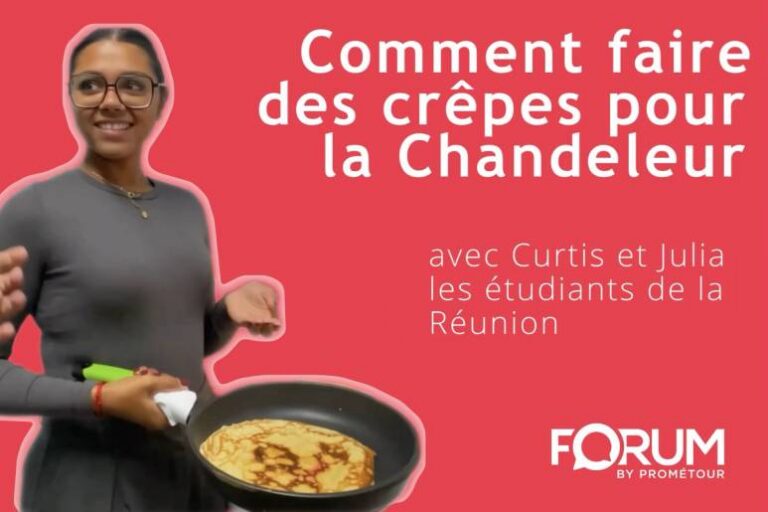 How to make crèpes in French class for La Chandeleur