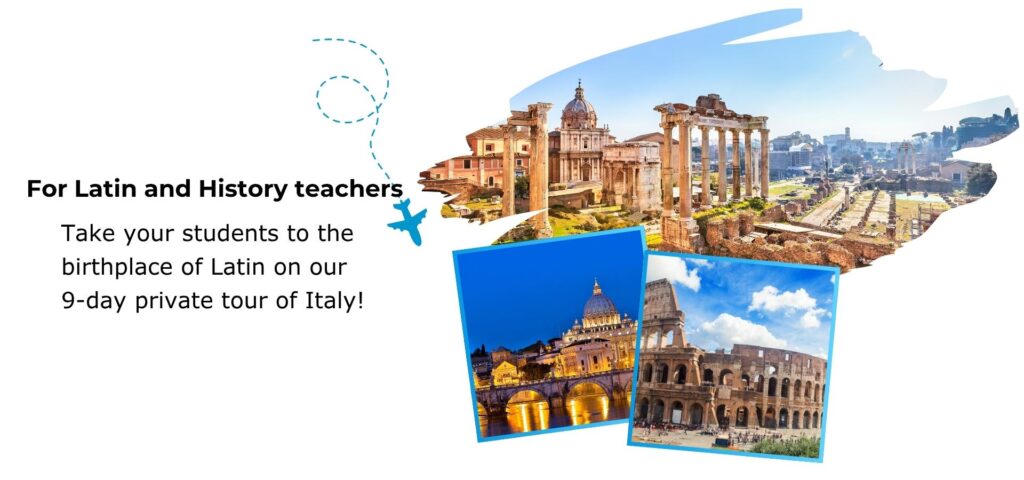 9 day Private tour of Italy - for latin and History teachers