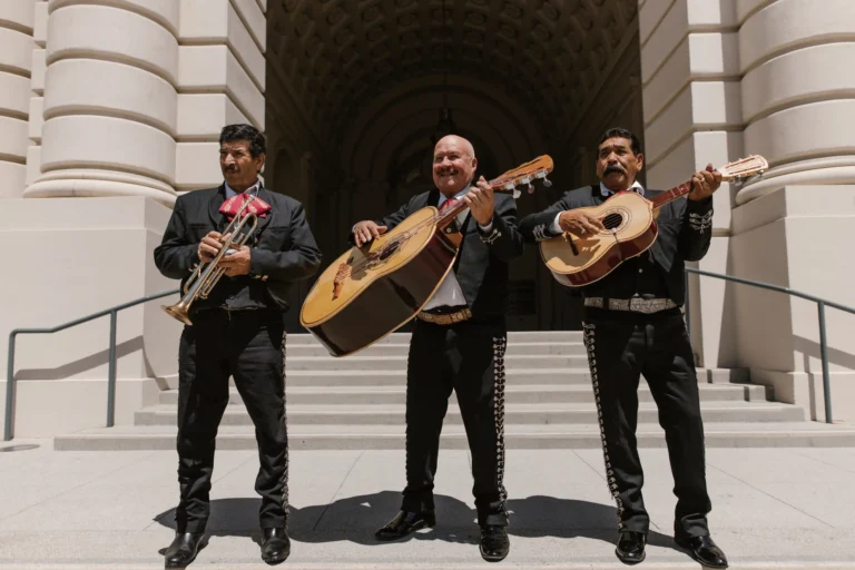 Mariachi musicians performing in Plaza Garibaldi in Mexico City
